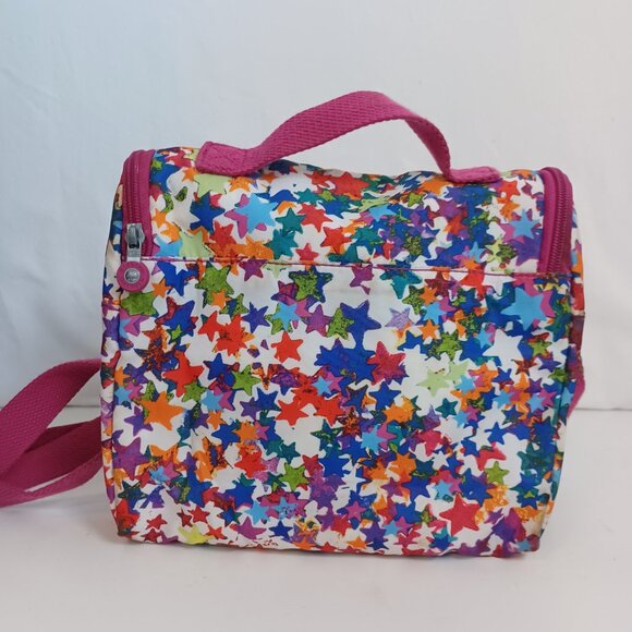 Kipling Lunch Tote Bag Colorful Star Print Insulated - Picture 7 of 16